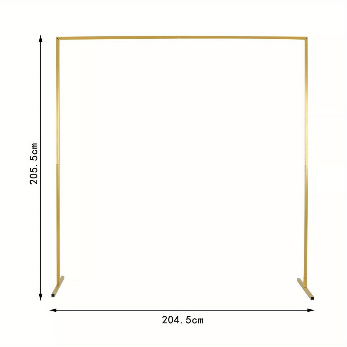 Rectangle Wedding Arch Stand 2x2M Iron with Freestanding, Metal - product gallery image 2