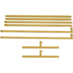 Rectangle Wedding Arch Stand 2x2M Iron with Freestanding, Metal - product gallery image 3