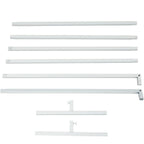 Rectangle Wedding Arch Stand 2x2M Iron with Freestanding, Metal - product gallery image 9