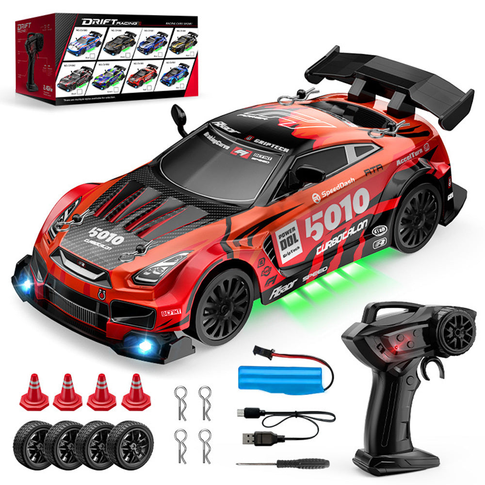 Remote Control Car with Rechargeable, Wheels, RC Drift 1:24 Scale 4WD High - product gallery image 10