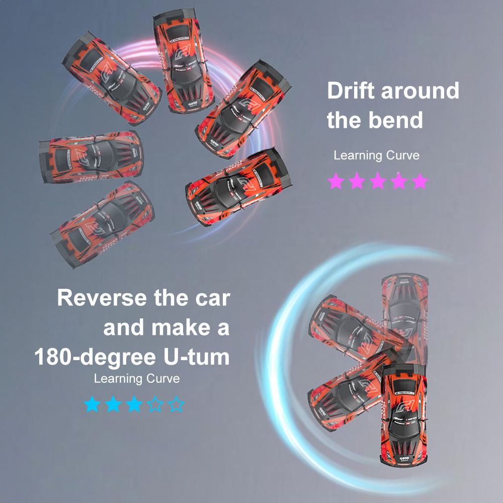 Remote Control Car with Rechargeable, Wheels, RC Drift 1:24 Scale 4WD High - product gallery image 14