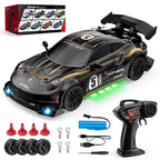 Remote Control Car with Rechargeable, Wheels, RC Drift 1:24 Scale 4WD High - product gallery image 3
