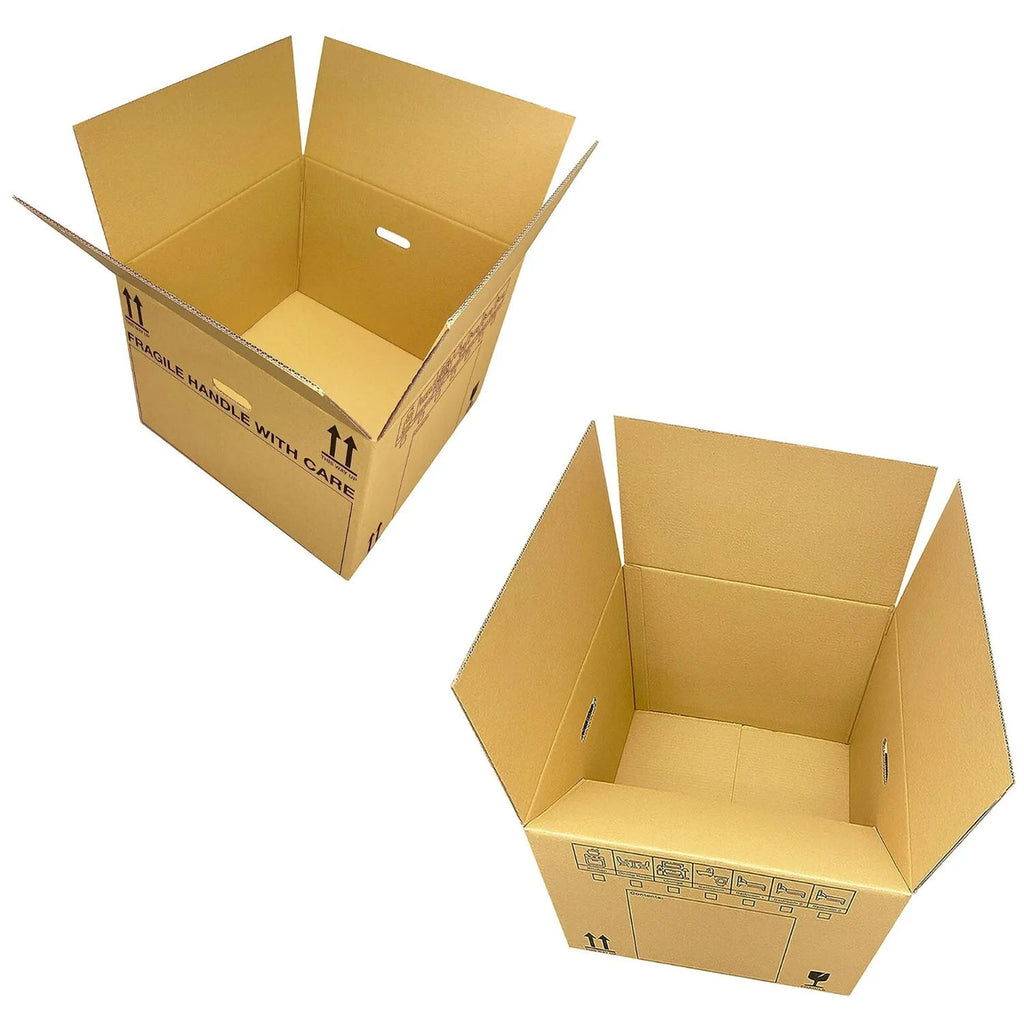 Removal Boxe with 5 Pack Of 5, Extra Large Boxes 21x21x16" Strong Cardboard - product gallery image 4