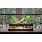 Reptile Terrarium with Leakproof, Glass Vivarium Tank Ventilated Habitat - product gallery image 8