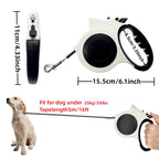 Retractable Dog Leash Automatic with One-size, ExtendablePet Lead, Durable Nylon Walking - product gallery image 2