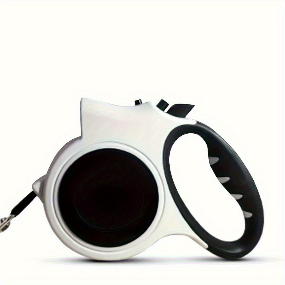 Retractable Dog Leash Automatic with One-size, ExtendablePet Lead, Durable Nylon Walking - White, One-size option