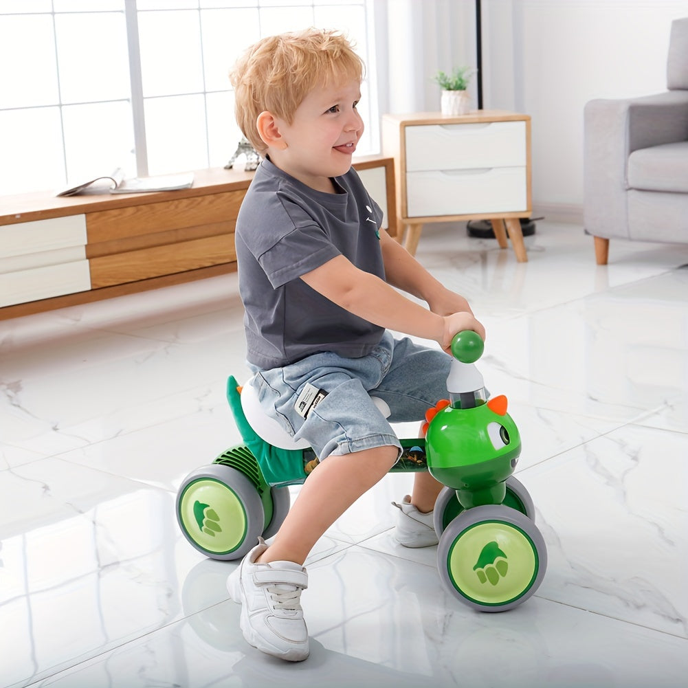 Ride-On Toy with Wheels, Carbon Steel, Dino, Dinosaur Balance Bike Toddlers 10-36 Months - product gallery image 6