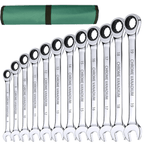Ring 12pcs Ratchet Spanner Wrench 72-Tooth Gear for storage and organisation - 12pcs option