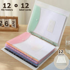 Ring A4 Expanding Folders Button 11-Ring Binder with Water-Resistant, Lockable - product gallery image 12