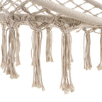 Ring Cotton Rope Hanging Chair Iron Woven with 200kg, Wood - product gallery image 18