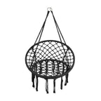 Ring Cotton Rope Hanging Chair Iron Woven with 200kg, Wood - product gallery image 6