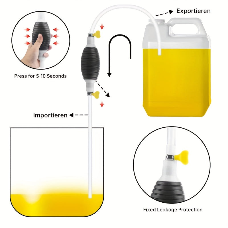 Ring Fuel Funnels Plastic Neck Oil Funnels with 58.42cm, 10pcs - product gallery image 4