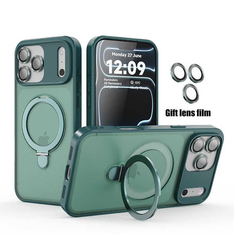Ring Matte Magnetic Holder iPhone Case Large with Wireless - product gallery image 10