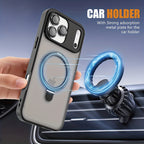 Ring Matte Magnetic Holder iPhone Case Large with Wireless - product gallery image 4