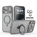 Ring Matte Magnetic Holder iPhone Case Large with Wireless - product gallery image 6