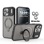 Ring Matte Magnetic Holder iPhone Case Large with Wireless - product gallery image 8
