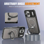 Ring Matte Magnetic Holder iPhone Case Large with Wireless