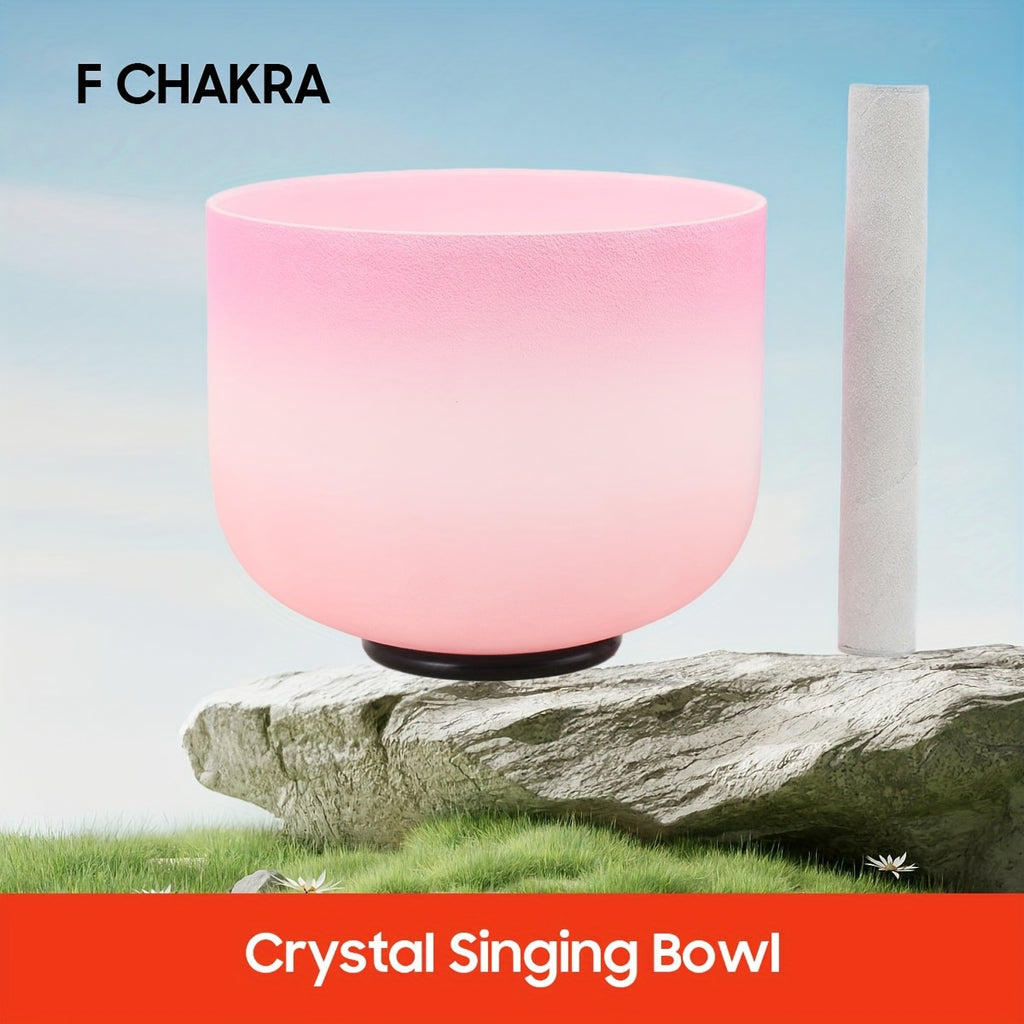 Ring Note Crystal Singing Bowl Inch 99.99% with Modern - product gallery image 4