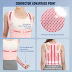 Ring Pink Back Waist Posture Support Brace for layering and statement styling