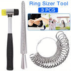 Ring Sizer Mandrel Gauge Finger Measuring Tool with Stainless Steel - product gallery image 4