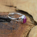 Ring Sterling Silver Teardrop Gemstone for layering and statement styling - product gallery image 6