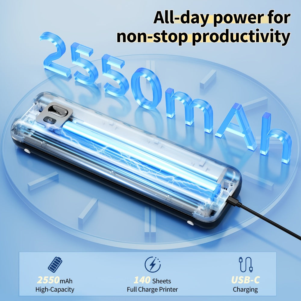 Rongta F82A A4 Portable Wireless Thermal with 21.59cm, 27.94cm - product gallery image 9