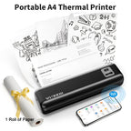 Rongta F82A A4 Portable Wireless Thermal with 21.59cm, 27.94cm