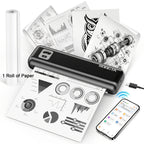 Rongta F82A Portable A4 Thermal Printer with 216Mm, 1 Roll