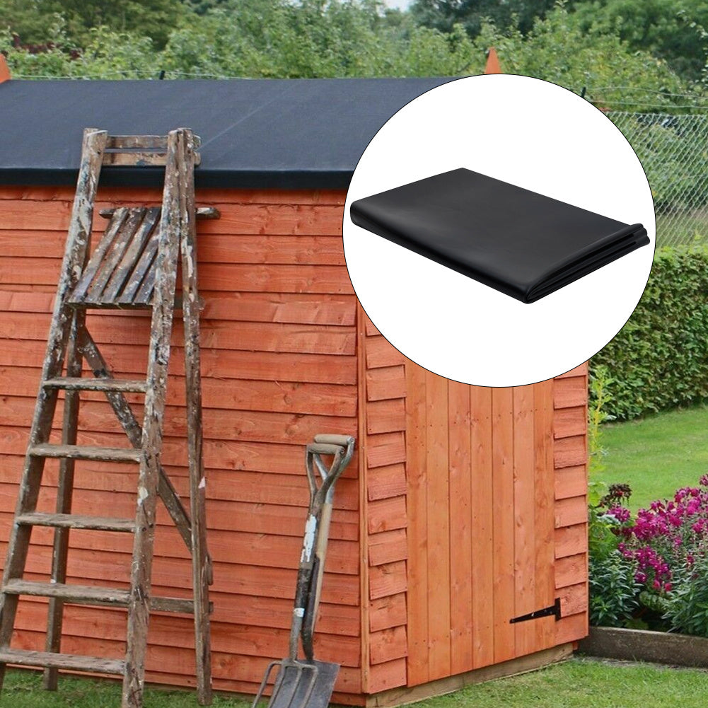 Roofing & Waterproofing Membrane with EPDM Rubber Waterproof Sheet 1x1m 1x2m - Black, 1*1m option