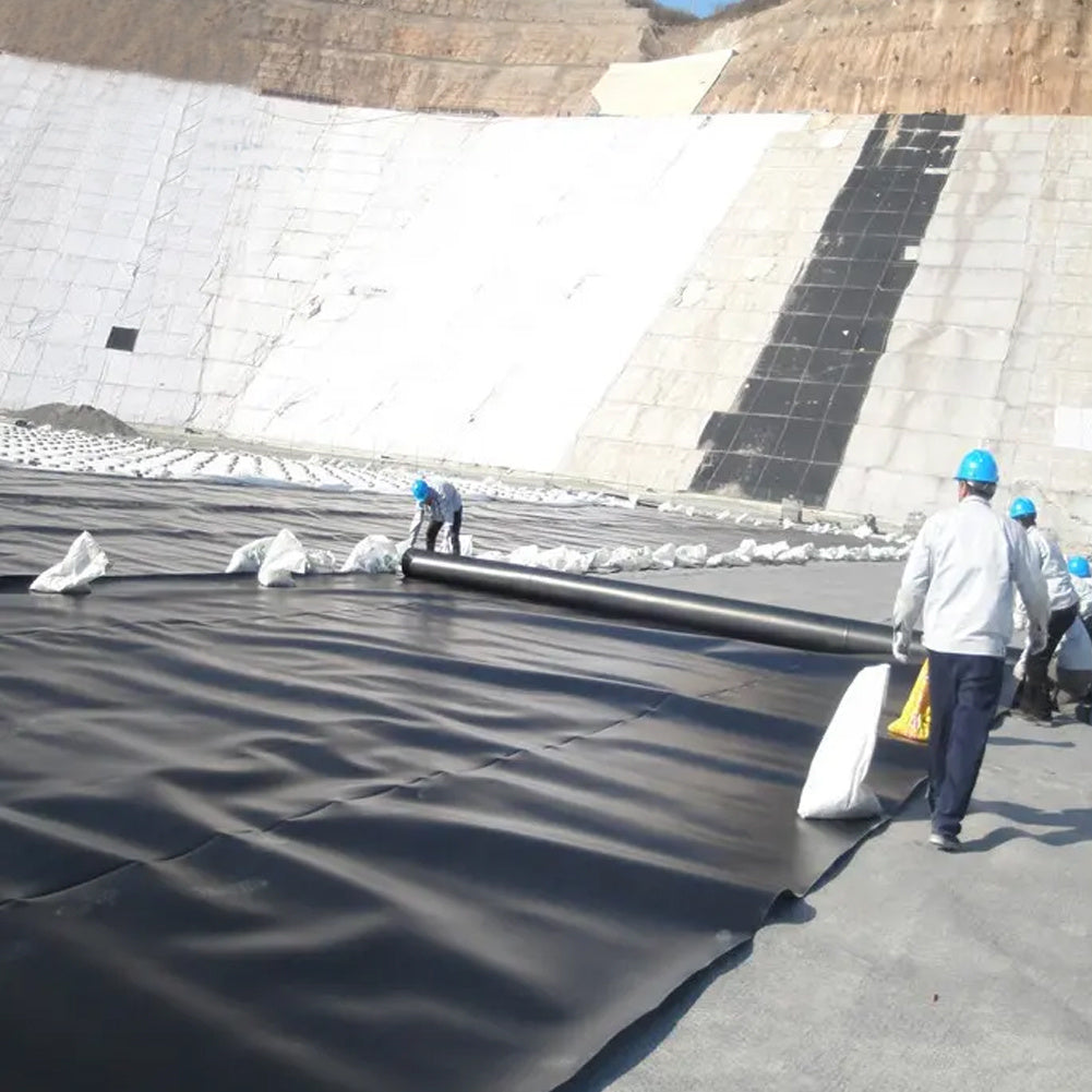 Roofing & Waterproofing Membrane with EPDM Rubber Waterproof Sheet 1x1m 1x2m - Black, 1*2m option