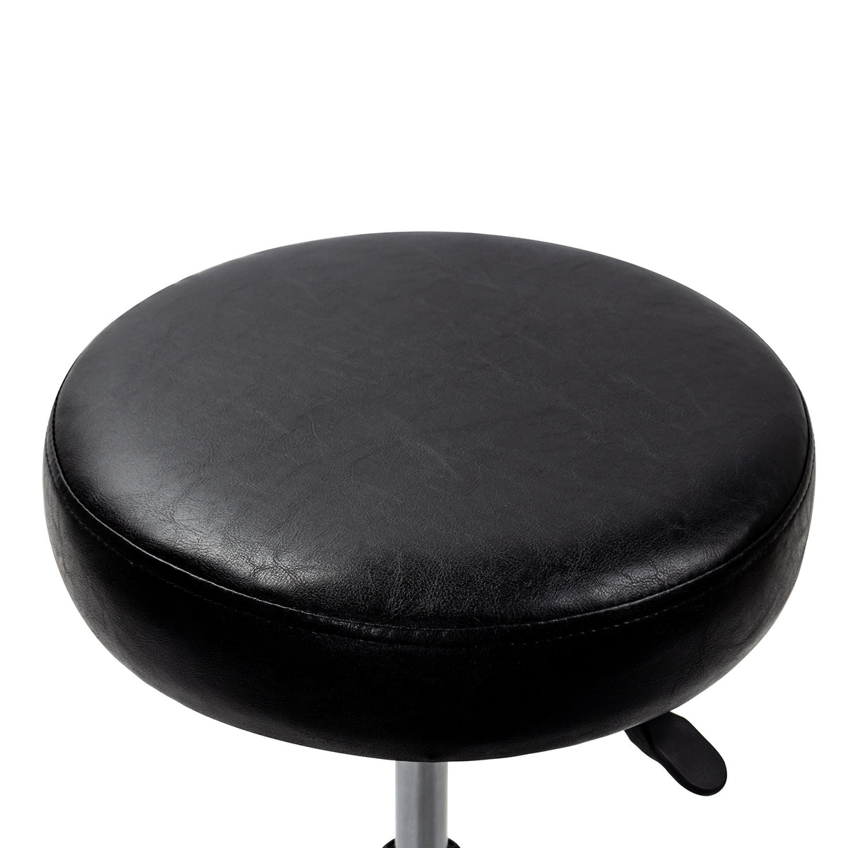 Salon Stool with Adjustable Height, Easy Assembly, Wheels, Leather - product gallery image 13