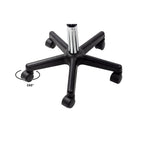 Salon Stool with Adjustable Height, Easy Assembly, Wheels, Leather - product gallery image 3