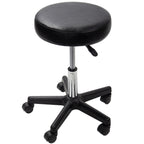 Salon Stool with Adjustable Height, Easy Assembly, Wheels, Leather - product gallery image 9