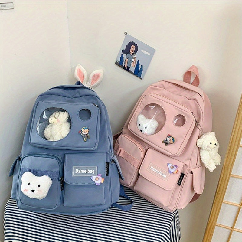 School Backpack Cartoon Students Lightweight Multifunctional - product gallery image 2