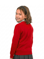 School Jumper with Children's V-Neck for practical home use - product gallery image 3