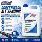 Screen Wash with Liquid All-Season Streak-Free Windscreen