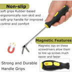 Screwdriver Set with Non-Slip, 9 Piece, 9PC SCREWDRIVER SET - product gallery image 7