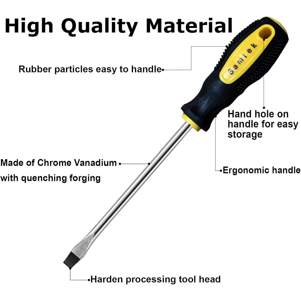 Screwdriver Set with Non-Slip, 9 Piece, 9PC SCREWDRIVER SET - product gallery image 8