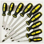 Screwdriver Set with Non-Slip, 9 Piece, 9PC SCREWDRIVER SET