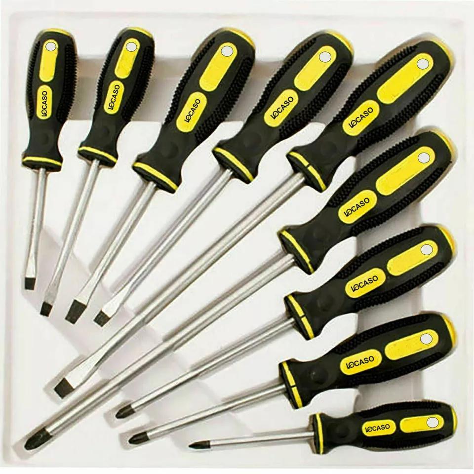 Screwdriver Set with Non-Slip, 9 Piece, 9PC SCREWDRIVER SET