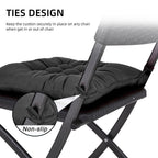 Seat Cushion with 4 Pack, 40*40*5cm, Pads 40x40cm Solid Comfort Chair Pads - product gallery image 12