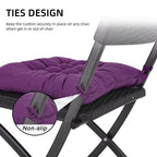 Seat Cushion with 4 Pack, 40*40*5cm, Pads 40x40cm Solid Comfort Chair Pads - product gallery image 21
