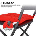 Seat Cushion with 4 Pack, 40*40*5cm, Pads 40x40cm Solid Comfort Chair Pads - product gallery image 59