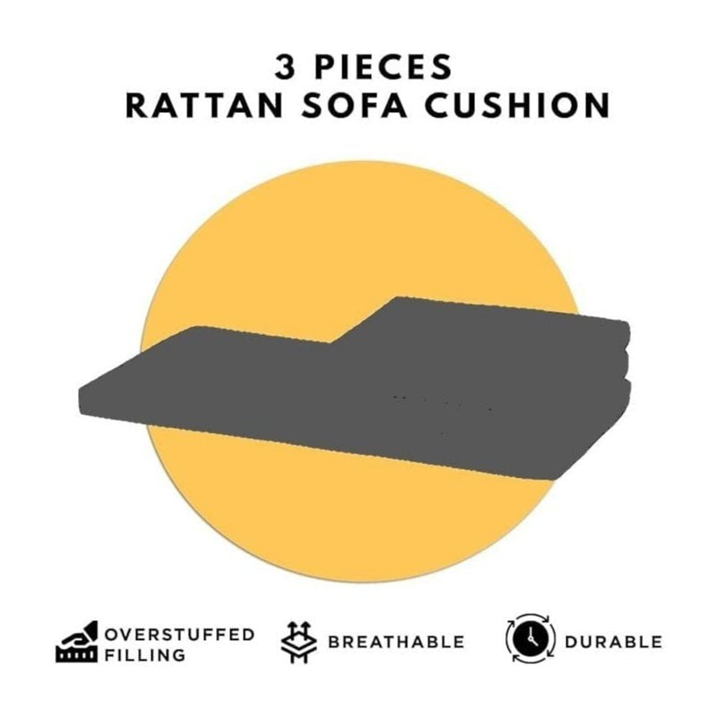 Seat Cushion with Water-Resistant, Waterproof for gardens and patios - product gallery image 2