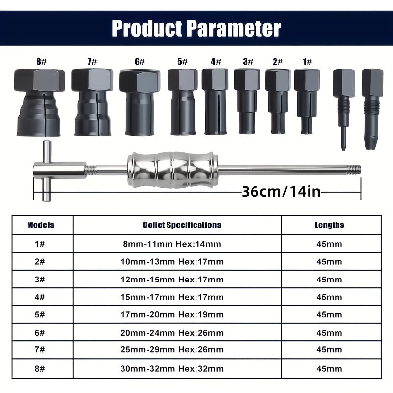set Hex Impact Wrench Socket with 32mm, 12pcs, 20pcs - product gallery image 7