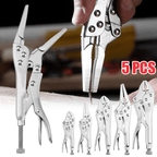 Set of Plier with Non-Slip, Lockable, Metal, 5pcs Locking Pliers Set - product gallery image 7