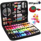 Sewing Kit with Cotton, 201-Piece Portable PU Case Complete - product gallery image 7