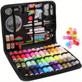Sewing Kit with Cotton, 201-Piece Portable PU Case Complete