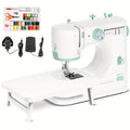 Sewing Machine with Cotton, 42PCS, Mini Beginners 42-Piece Kit Portable Extension