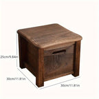 Shoe Bench with Easy Assembly, Wood, Wooden Drawer Storage Dark Brown Entryway - product gallery image 3